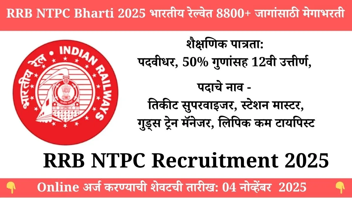 RRB NTPC Bharti 2025