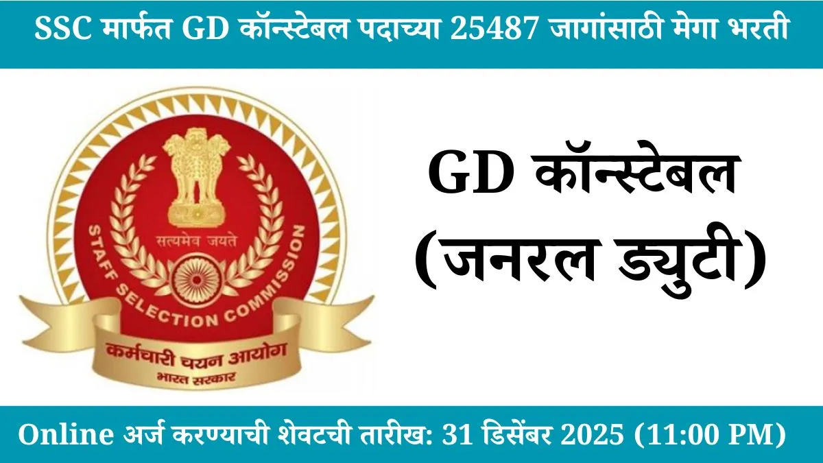 SSC GD Constable Bharti 2026